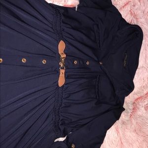 Always Indigo Dress with styling belt